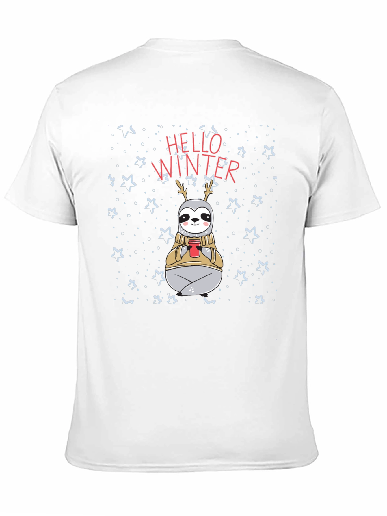 Hello Winter Sloth Graphic Tee