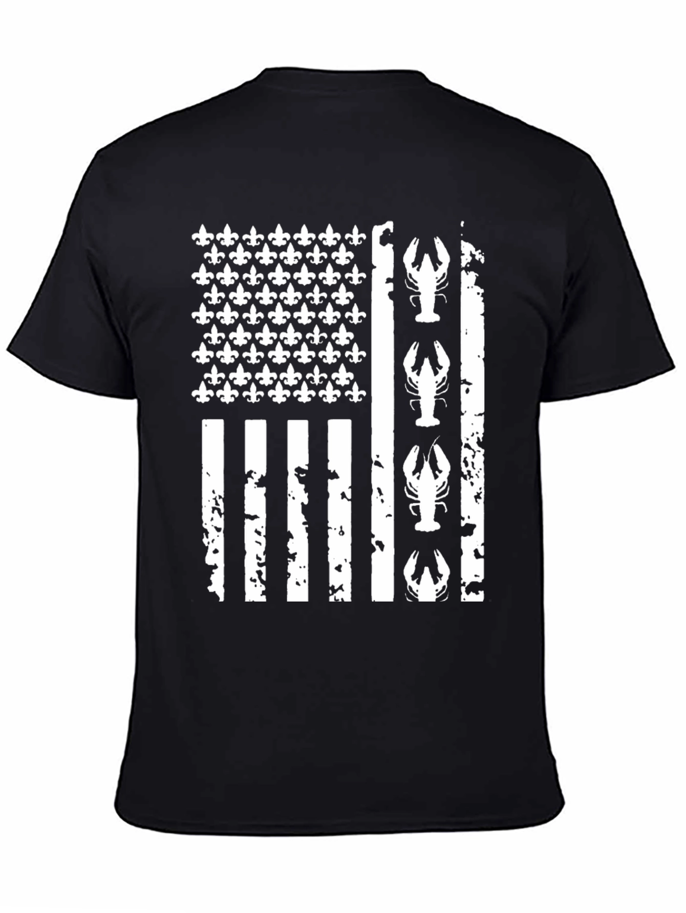 Crawfish American Flag T-Shirt