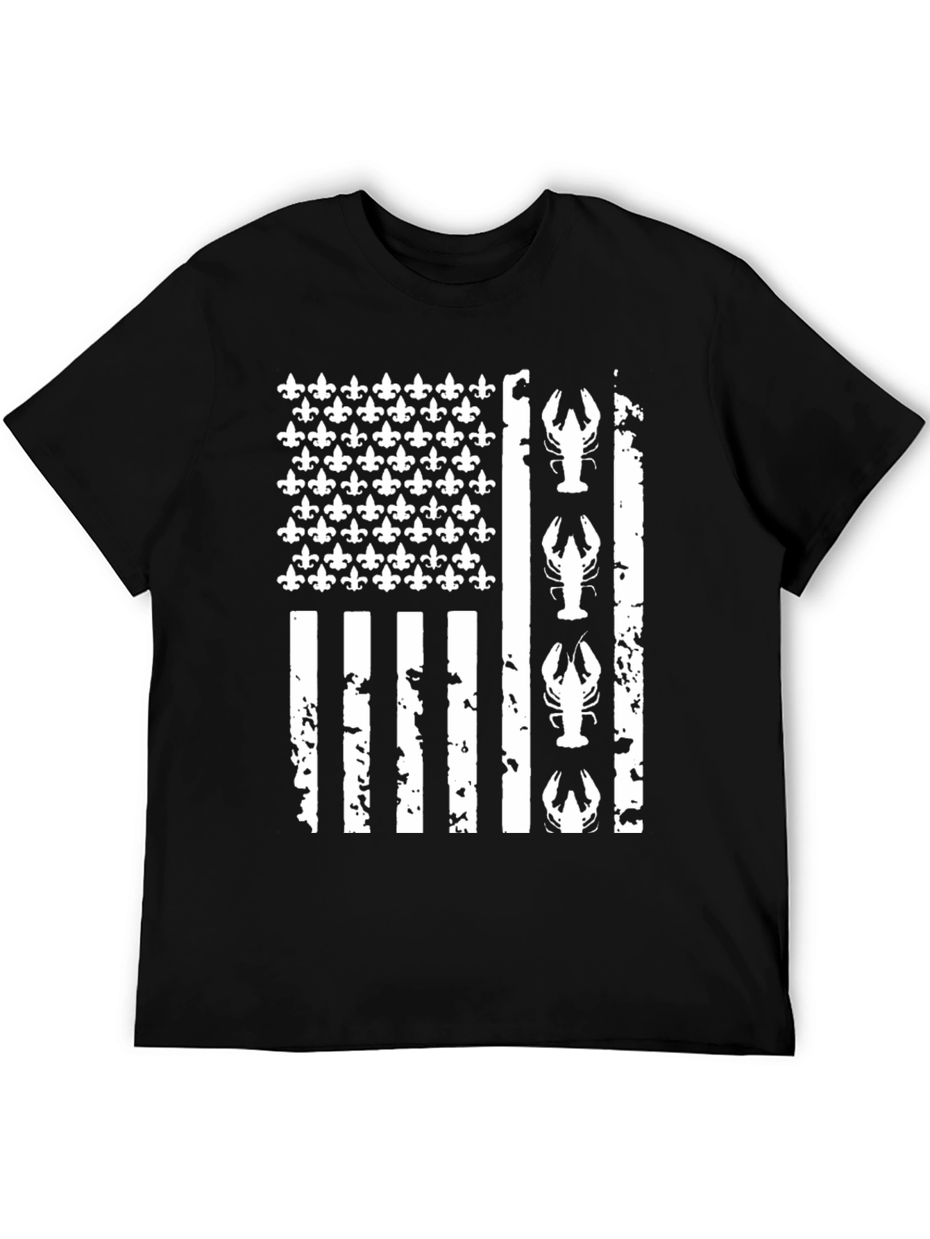 Crawfish American Flag T-Shirt
