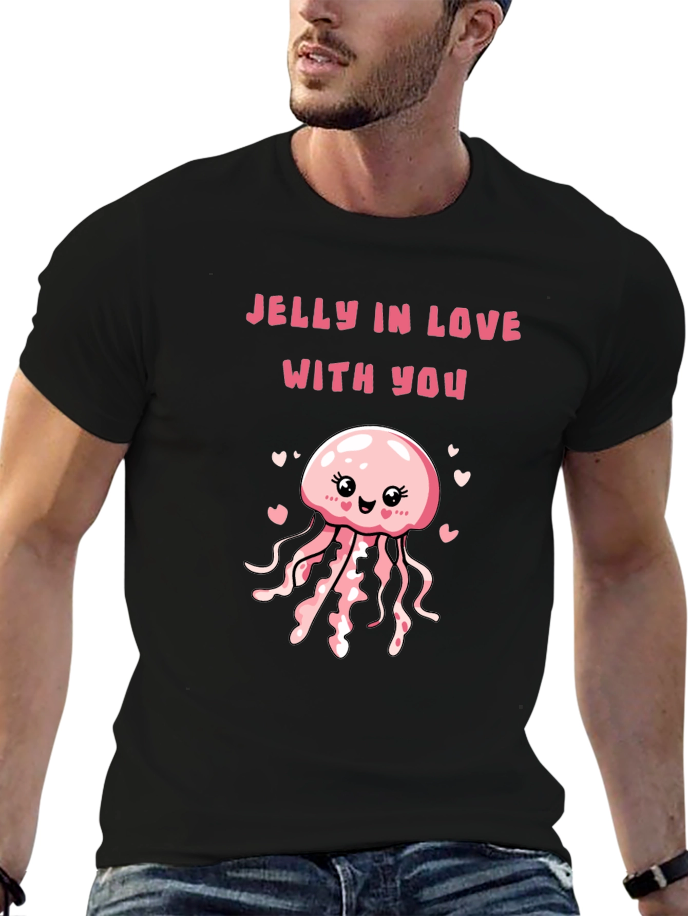 Jelly in Love Black Graphic Tee
