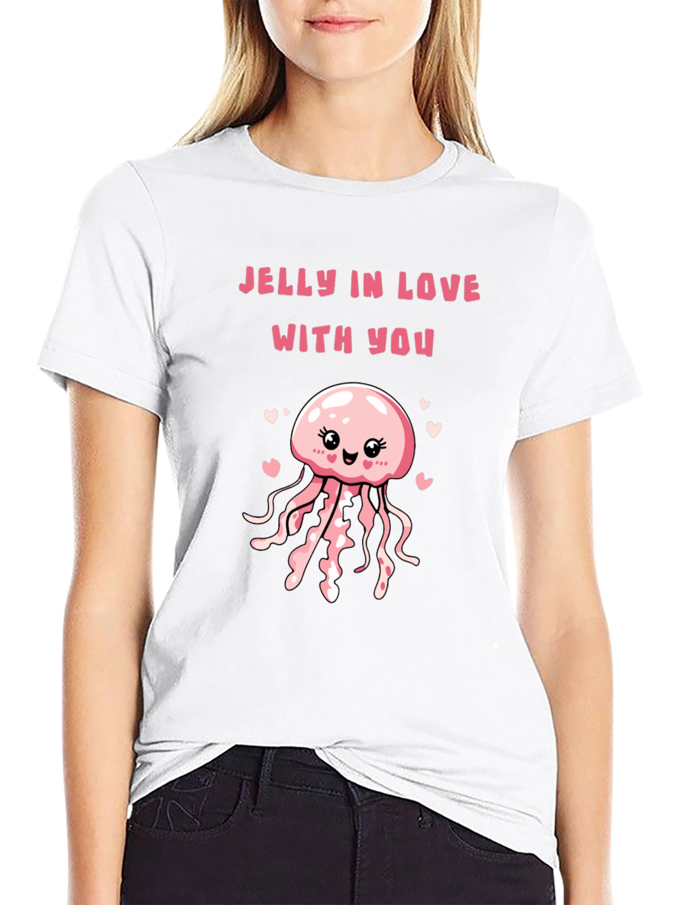 Jelly in Love Black Graphic Tee