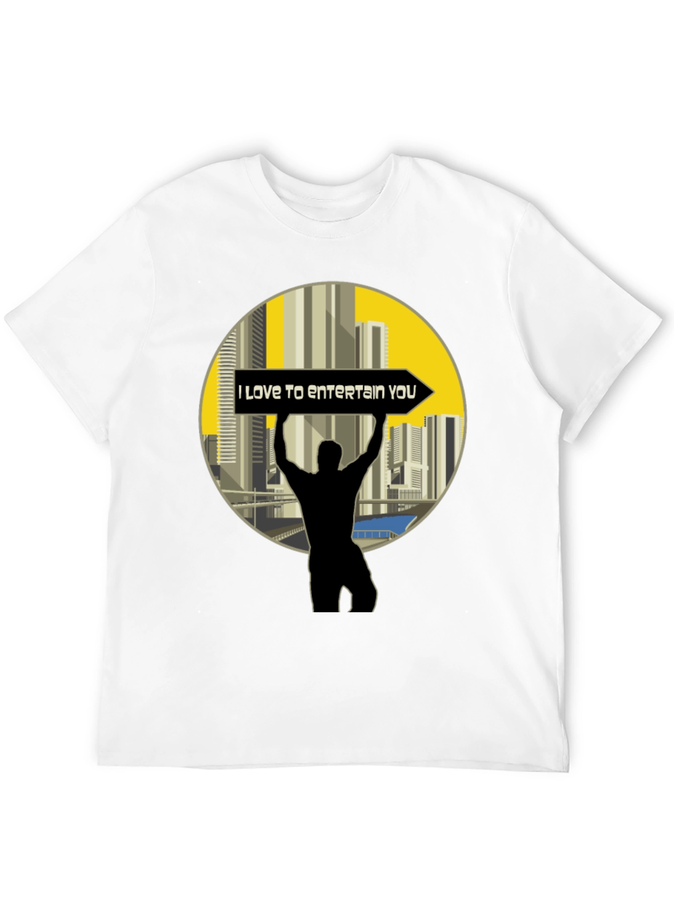 Entertain You Black T-Shirt