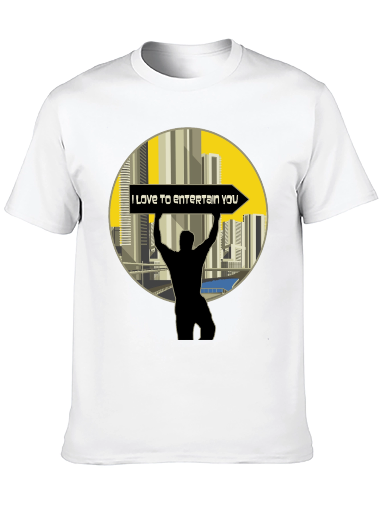 Entertain You Black T-Shirt