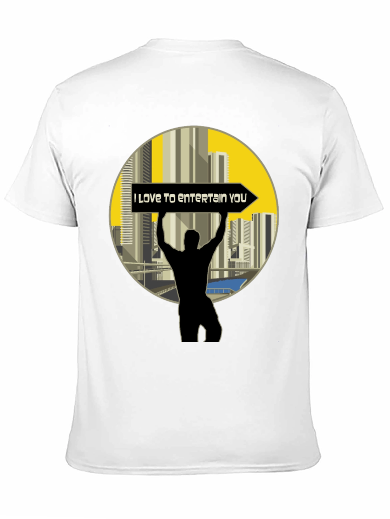 Entertain You Black T-Shirt