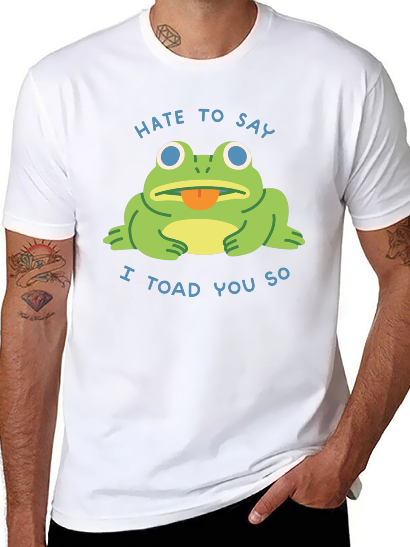 Hate to Say I Toad You So Black T-Shirt
