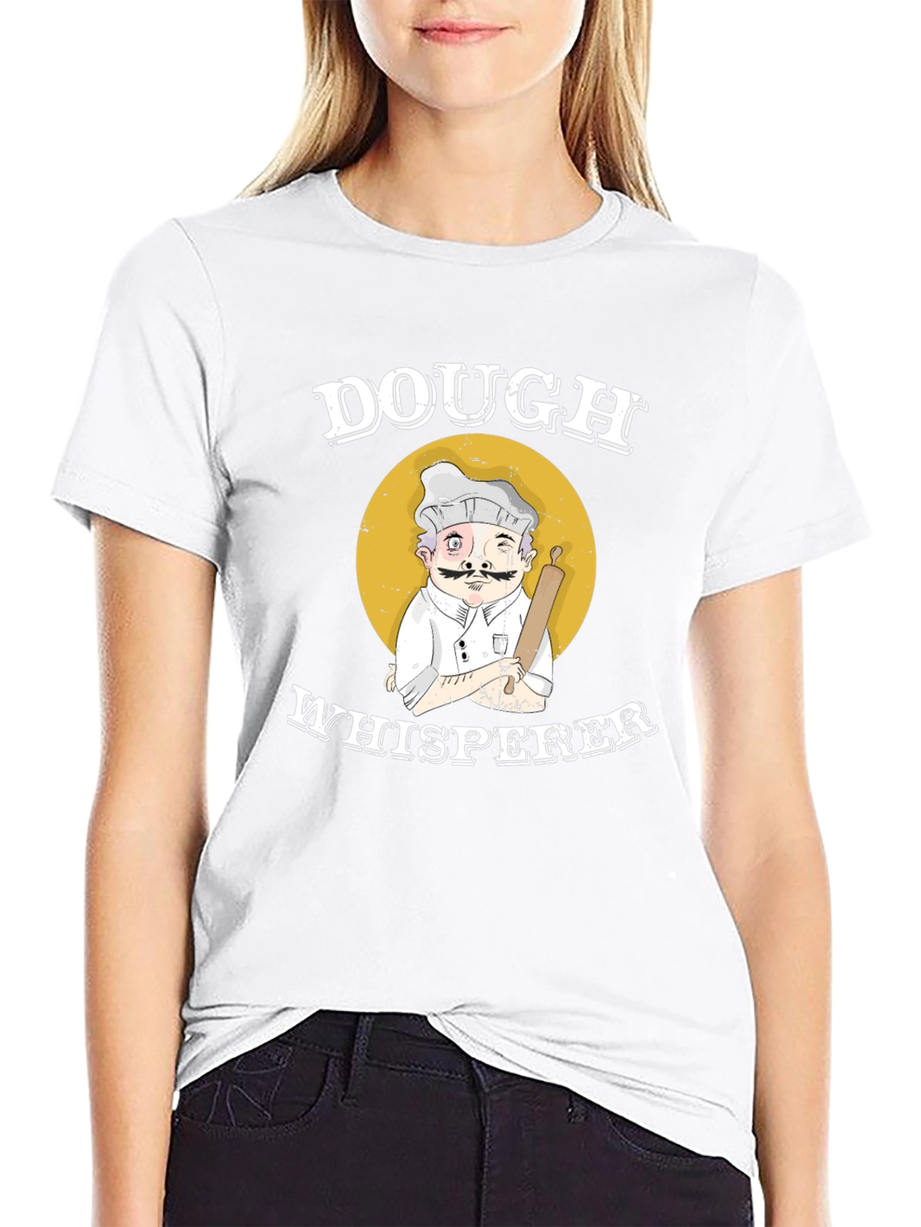 Dough Whisperer Graphic Tee - Baker Humor T-Shirt