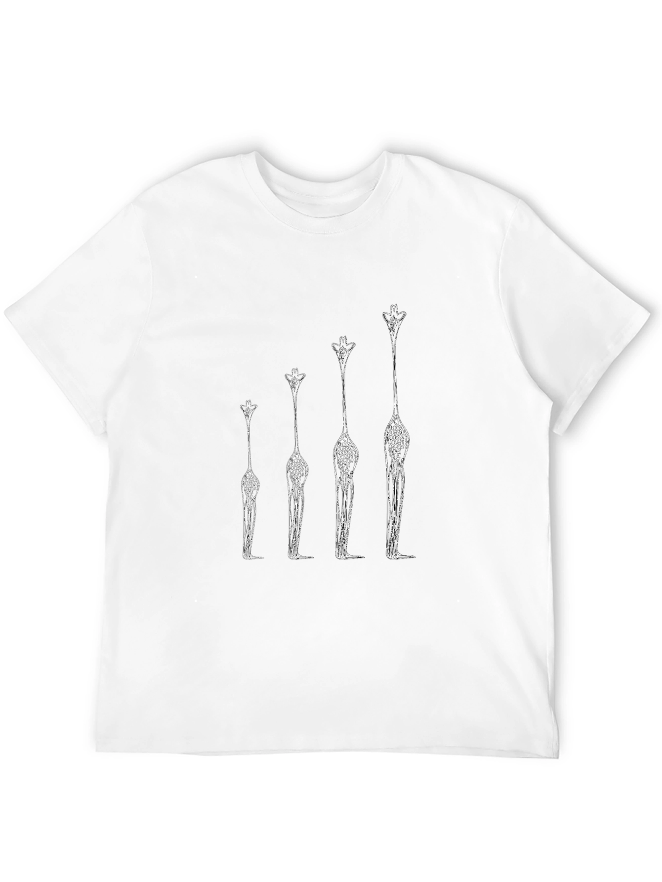 Giraffe Evolution Graphic Tee - Cool Casual Shirt