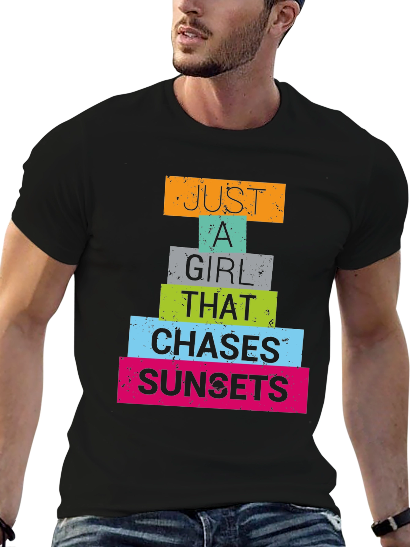 Just a Girl Who Chases Sunsets T-Shirt