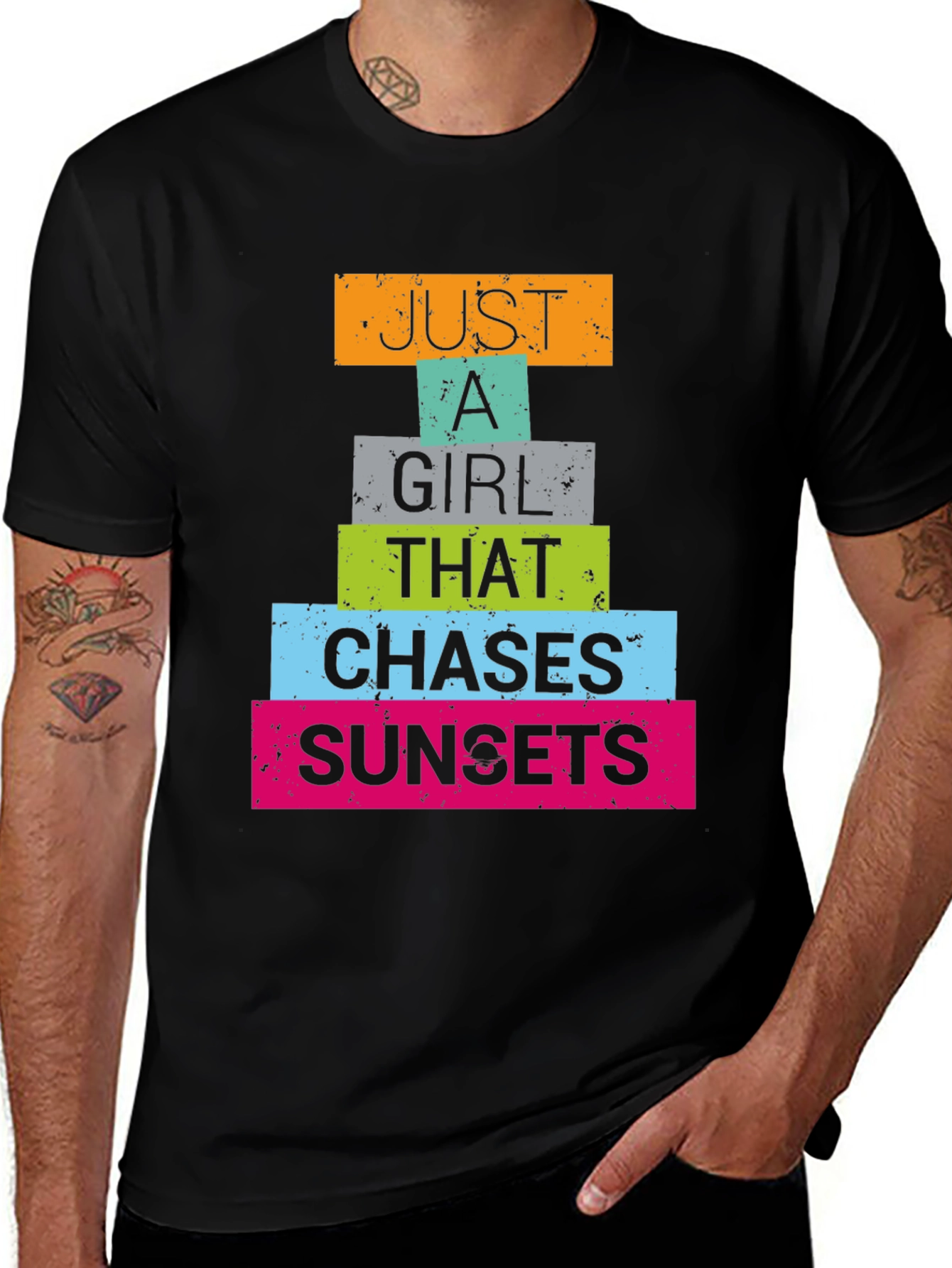 Just a Girl Who Chases Sunsets T-Shirt