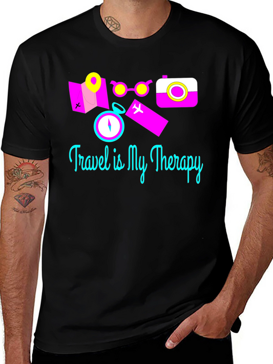 Travel Therapy Tee: Tourist Adventure Shirt