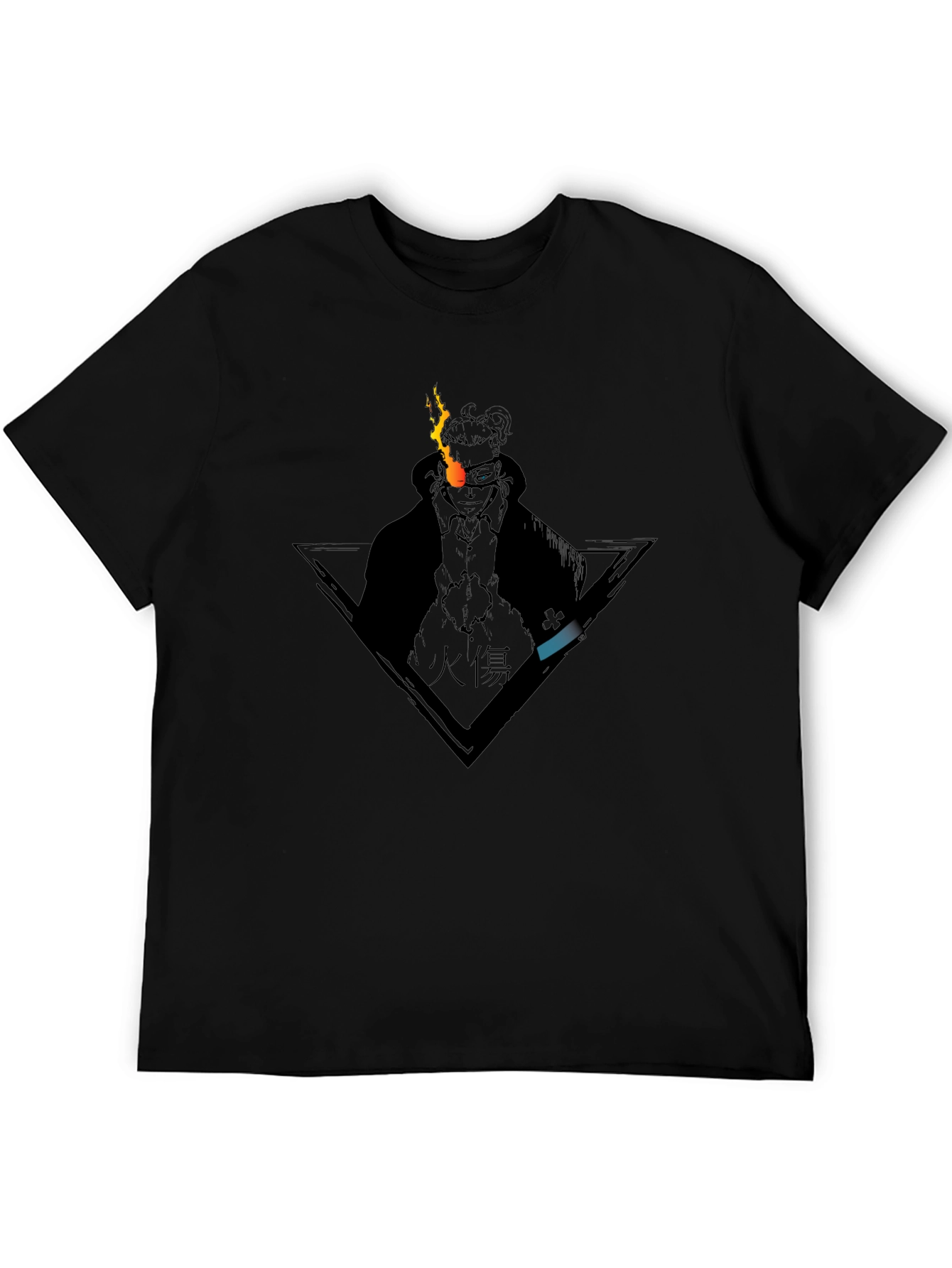 Anime Fire Force T-Shirt - Black Graphic Tee