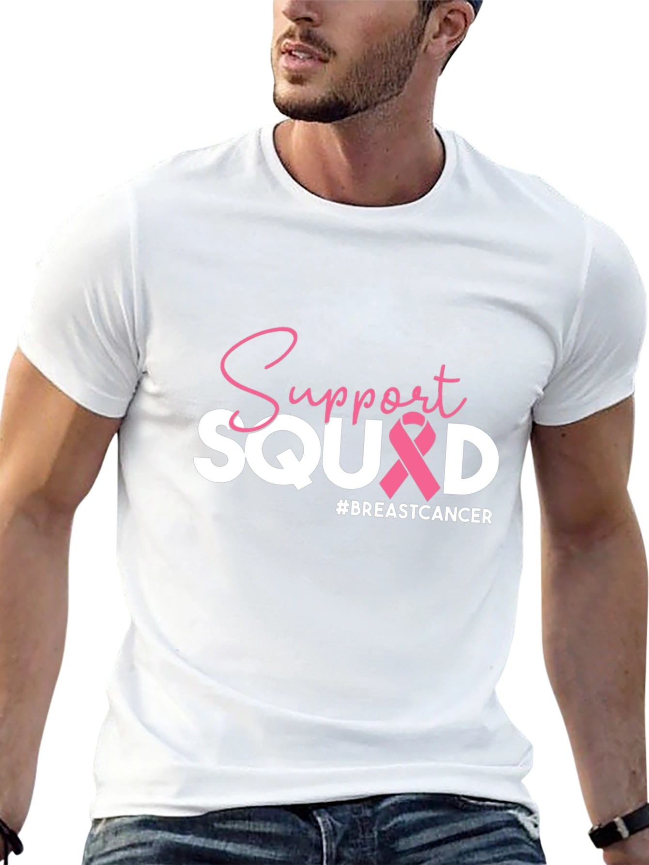 Support Squad Breast Cancer Awareness T-Shirt