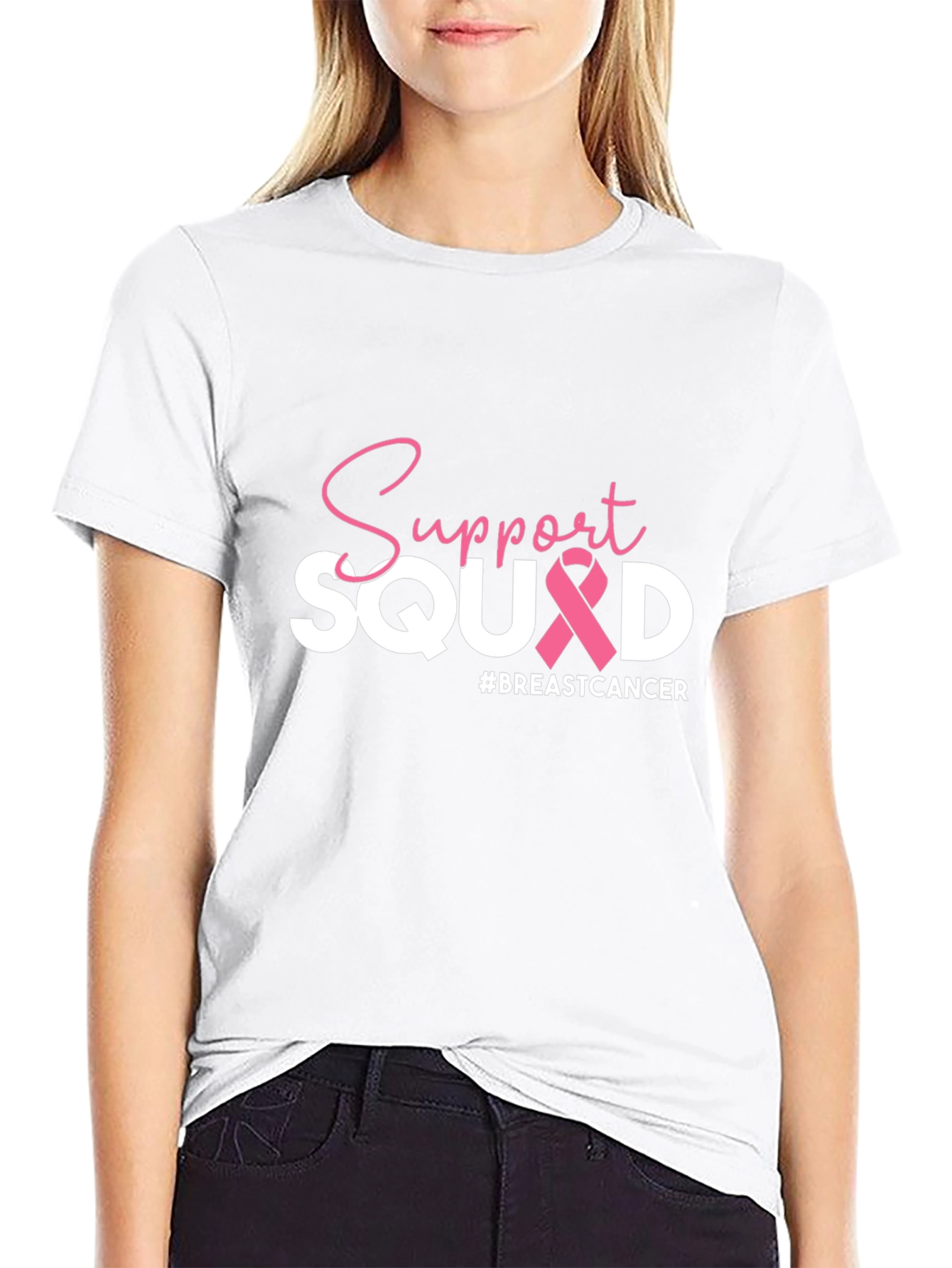 Support Squad Breast Cancer Awareness T-Shirt