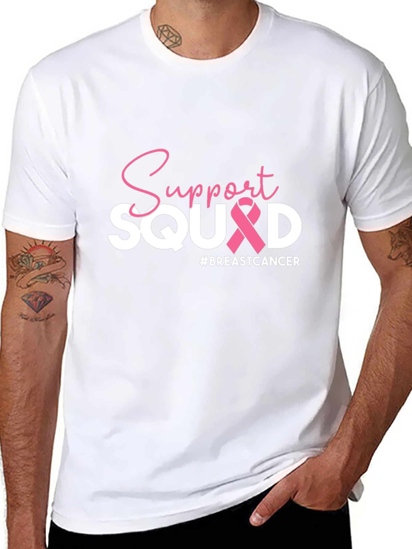 Support Squad Breast Cancer Awareness T-Shirt