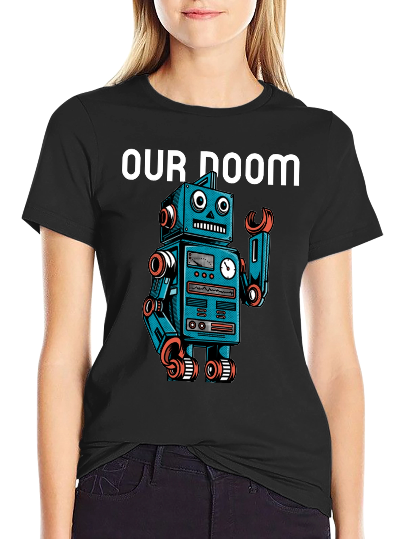 Robot Doom Graphic T-Shirt