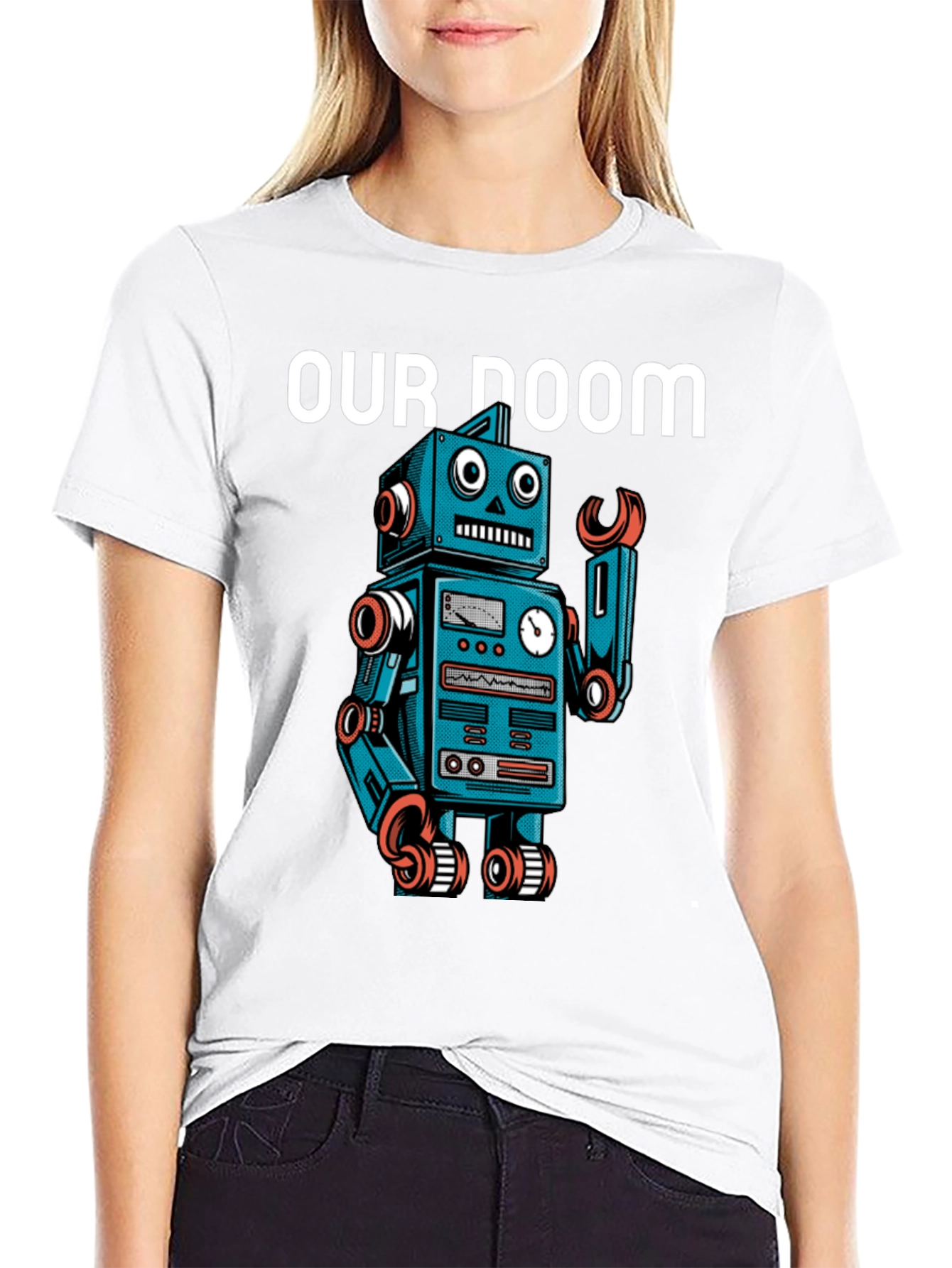 Robot Doom Graphic T-Shirt
