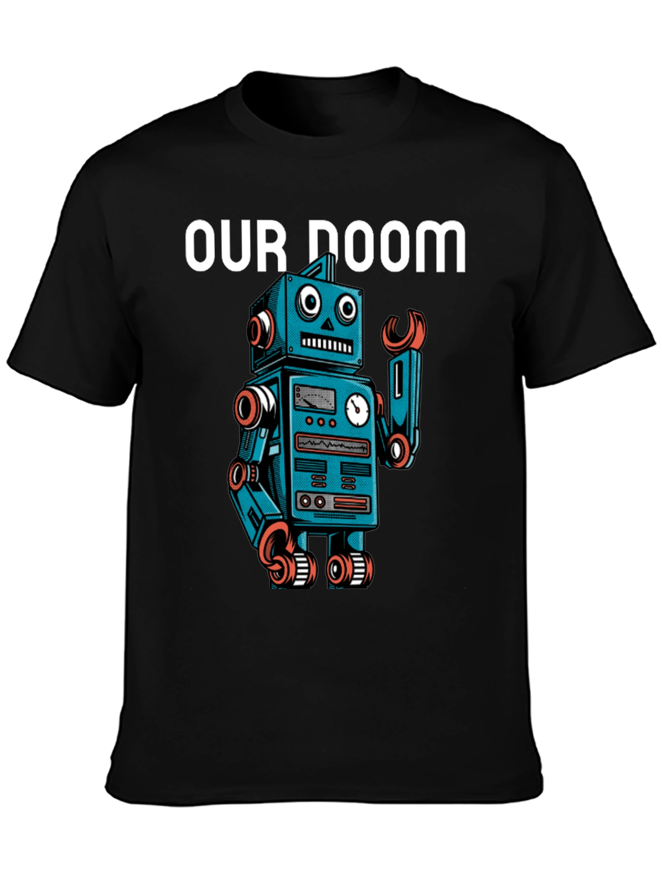 Robot Doom Graphic T-Shirt