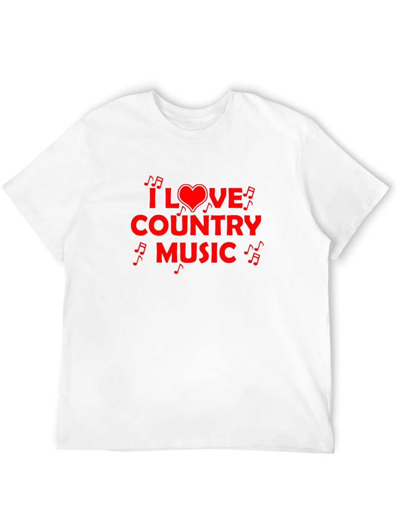 I Love Country Music Graphic T-Shirt