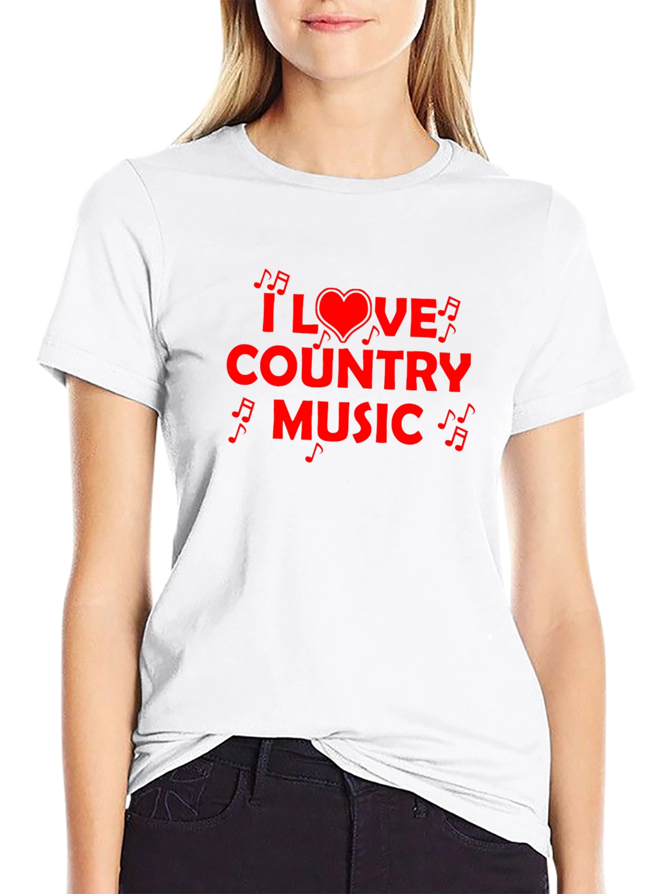 I Love Country Music Graphic T-Shirt