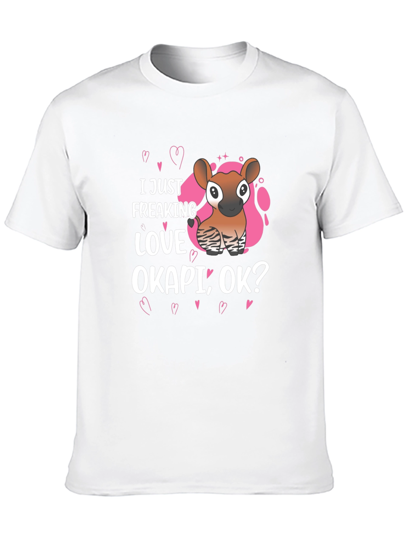 I Just Freaking Love Okapi Ok? Graphic Tee