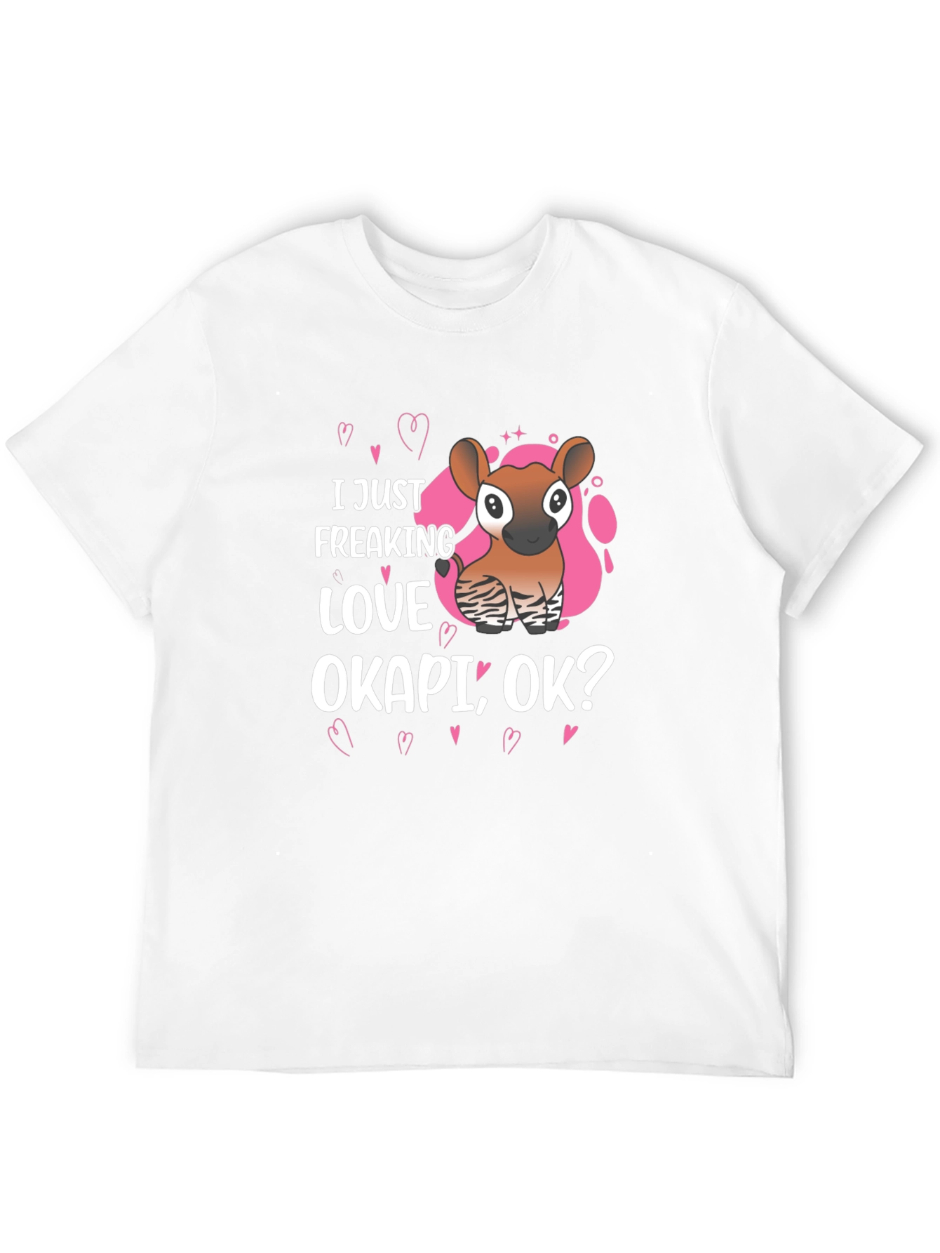 I Just Freaking Love Okapi Ok? Graphic Tee