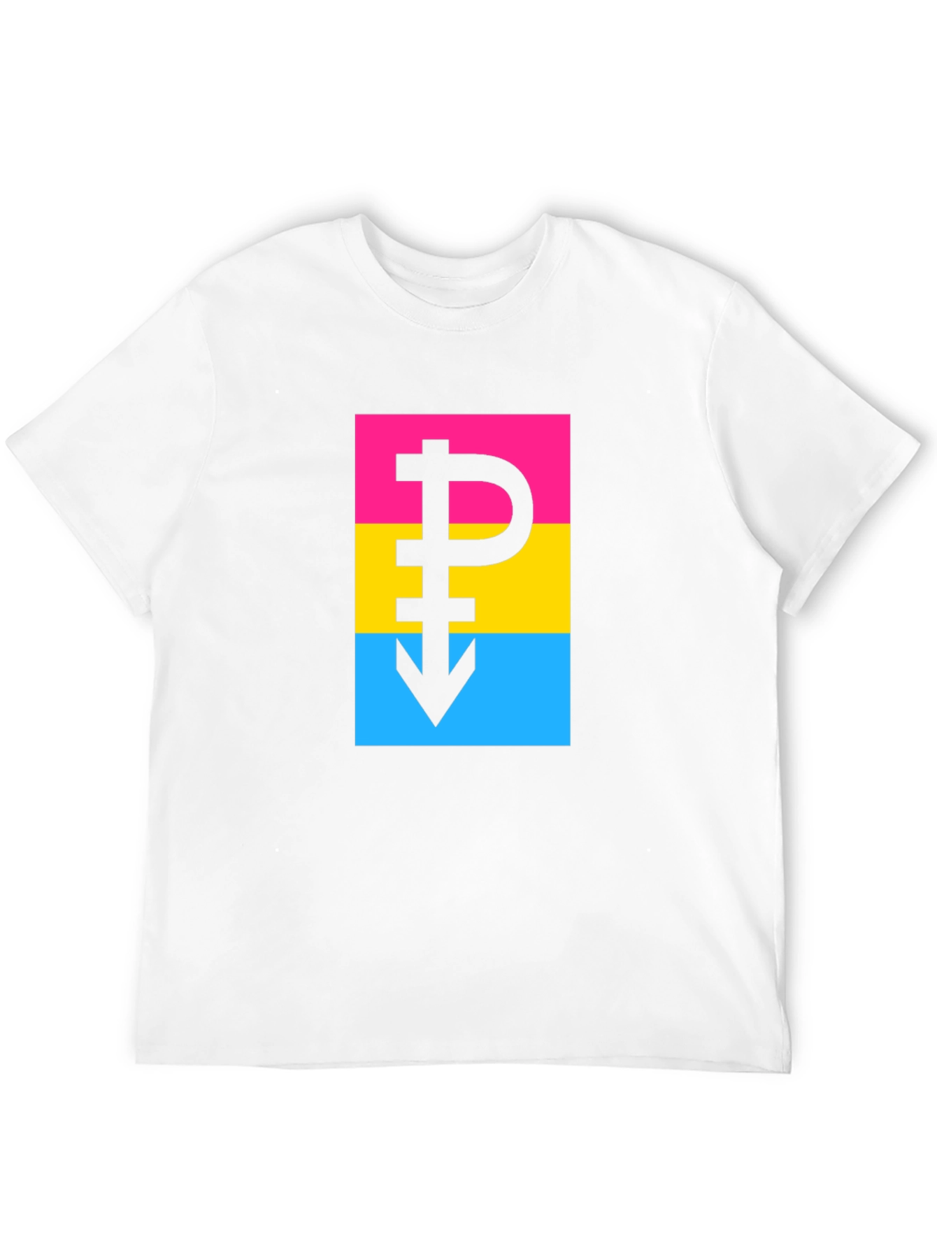 Pansexual Pride T-Shirt - Bold Symbol Design