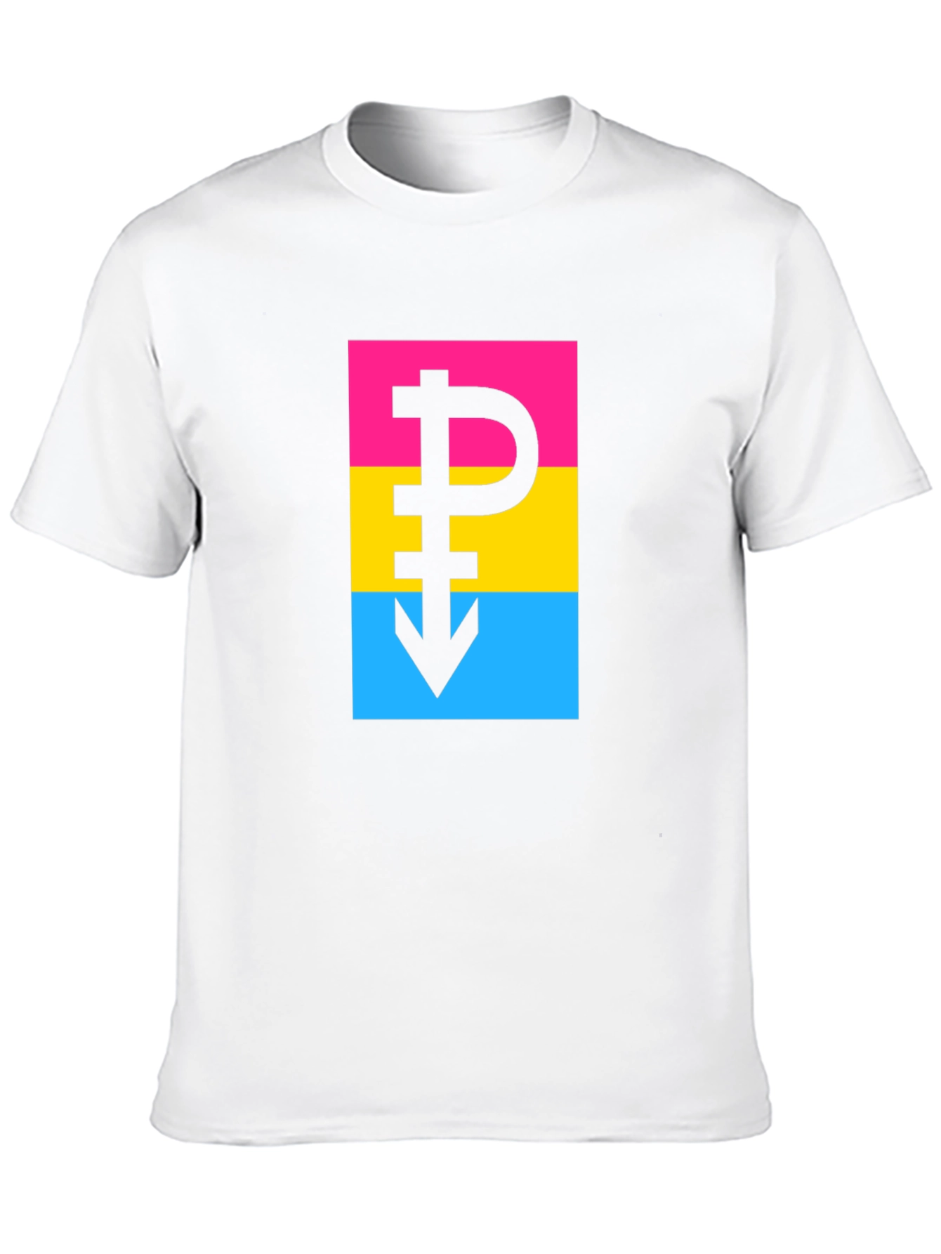 Pansexual Pride T-Shirt - Bold Symbol Design