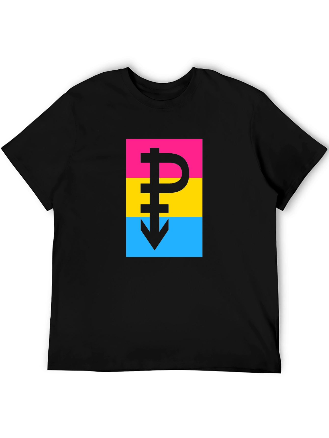 Pansexual Pride T-Shirt - Bold Symbol Design