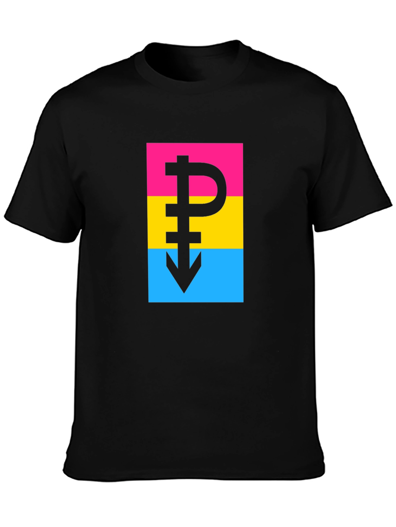 Pansexual Pride T-Shirt - Bold Symbol Design