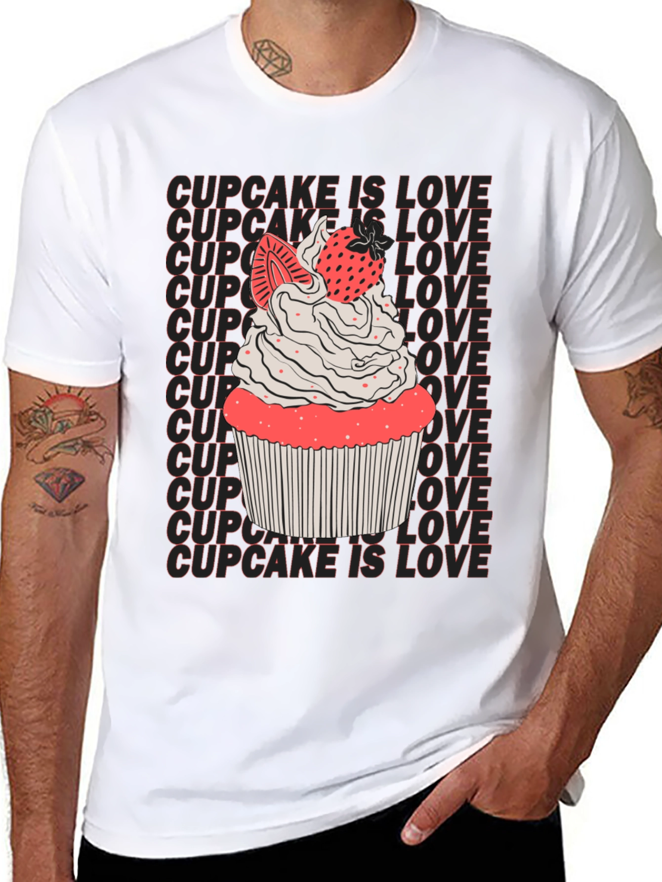 Cupcake is Love Graphic Tee