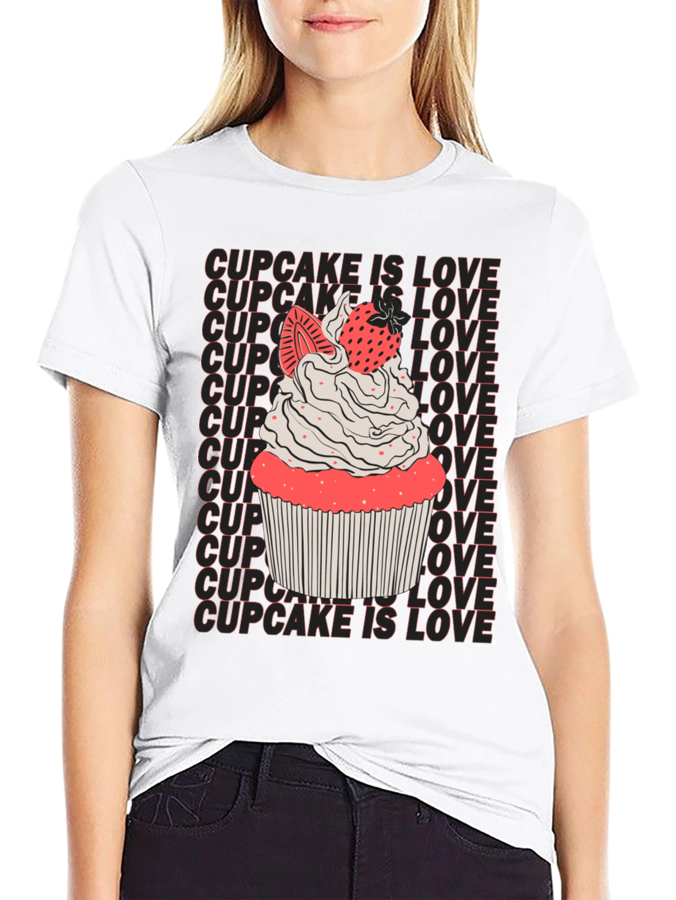 Cupcake is Love Graphic Tee