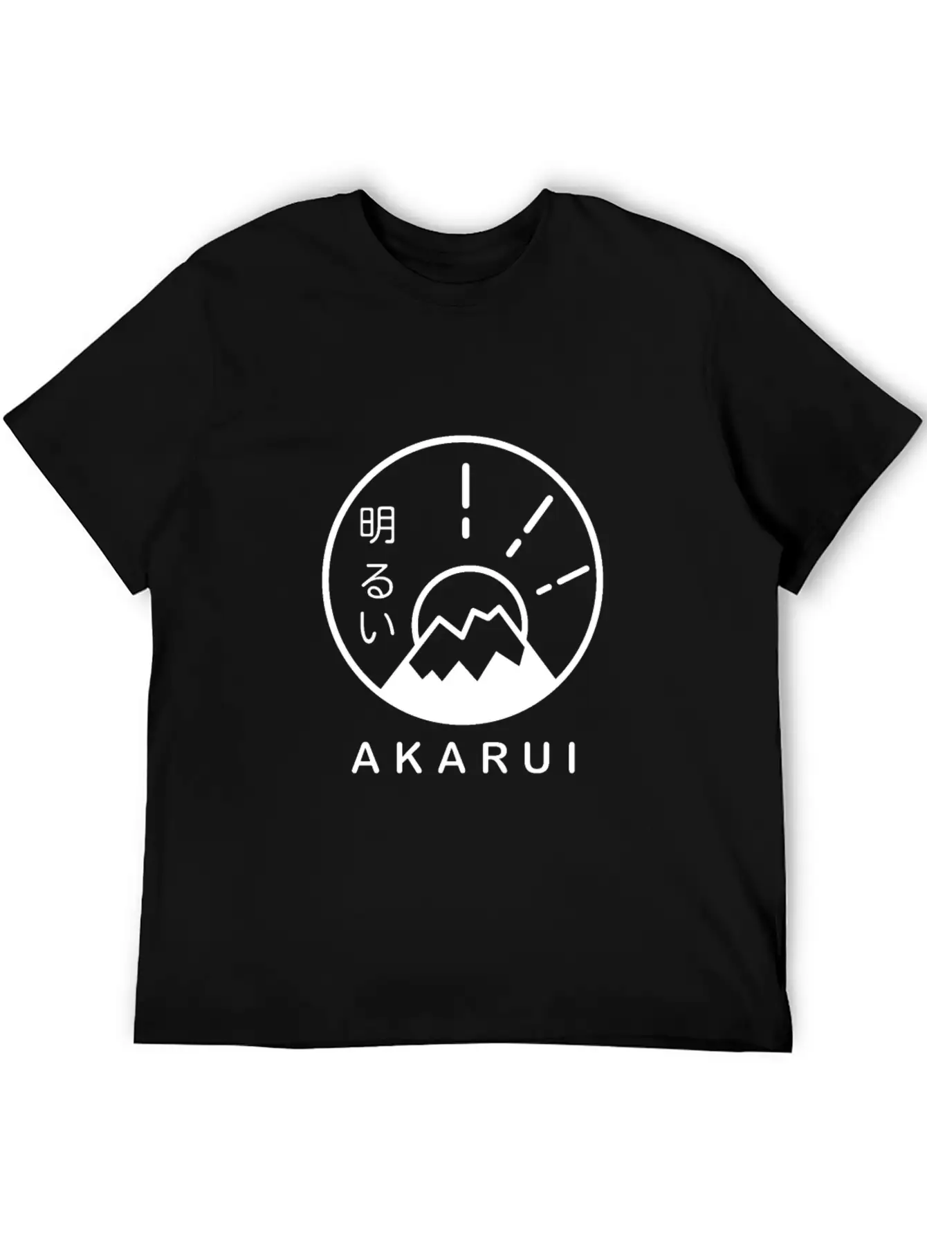 Akurai Fuji Minimal Design Unisex Casual T-Shirt – Clean Design For Daily Comfort