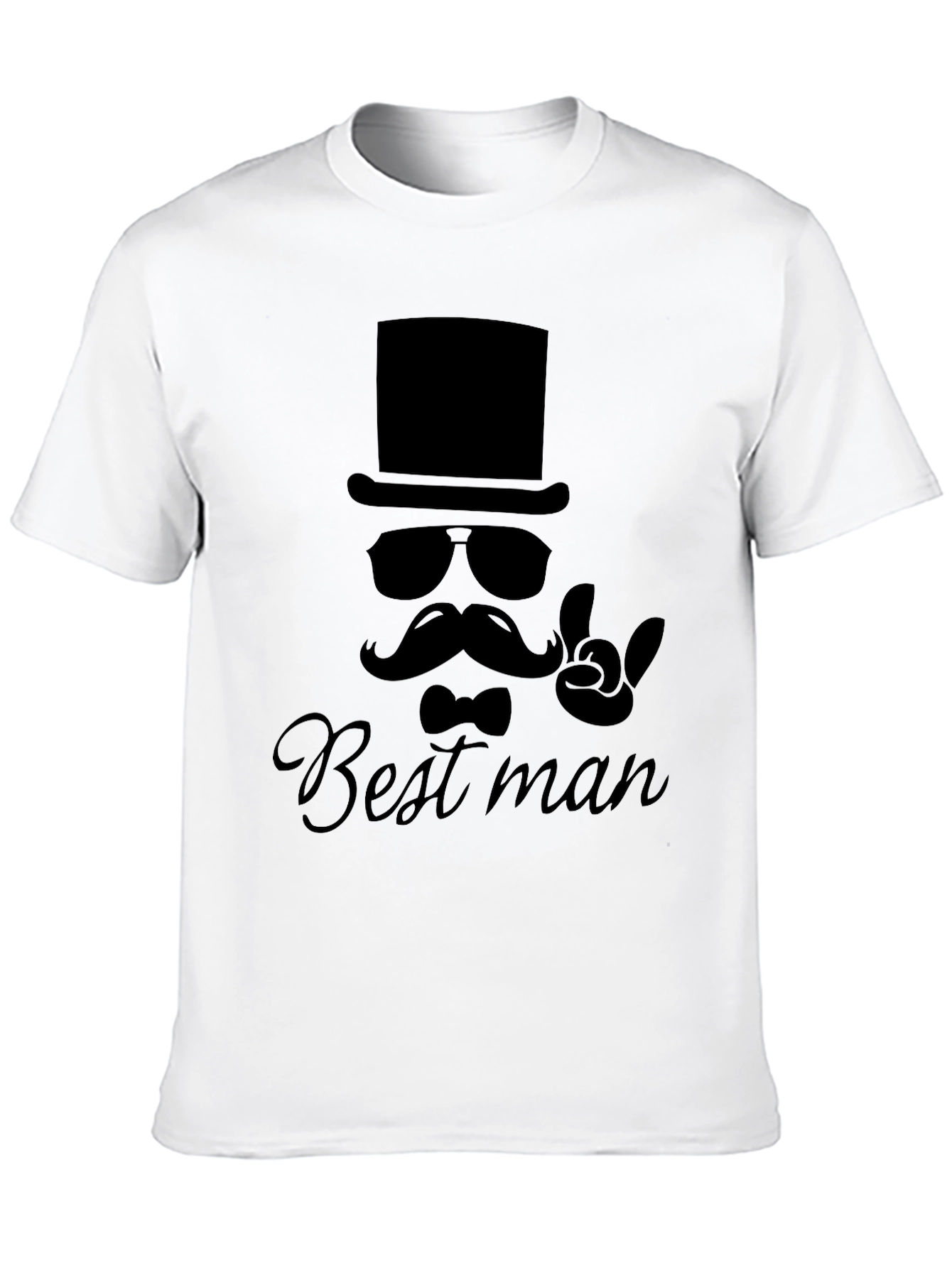 Best Man Graphic T-Shirt - Black