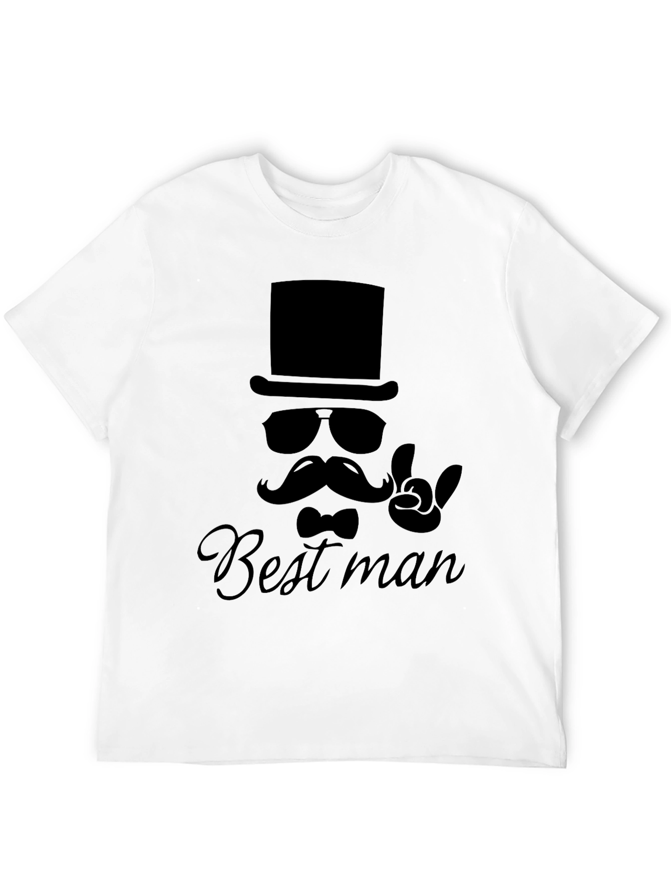 Best Man Graphic T-Shirt - Black