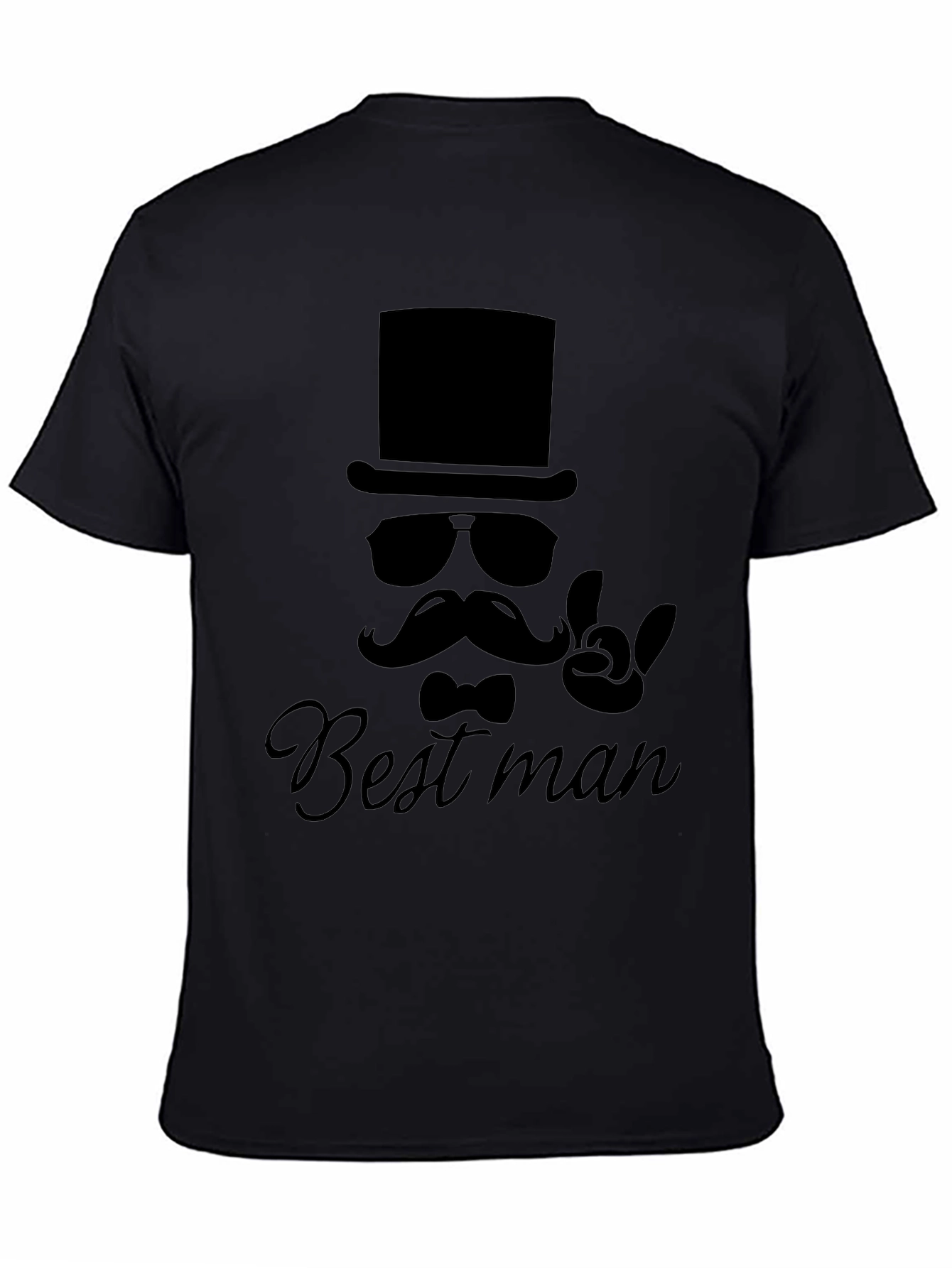 Best Man Graphic T-Shirt - Black