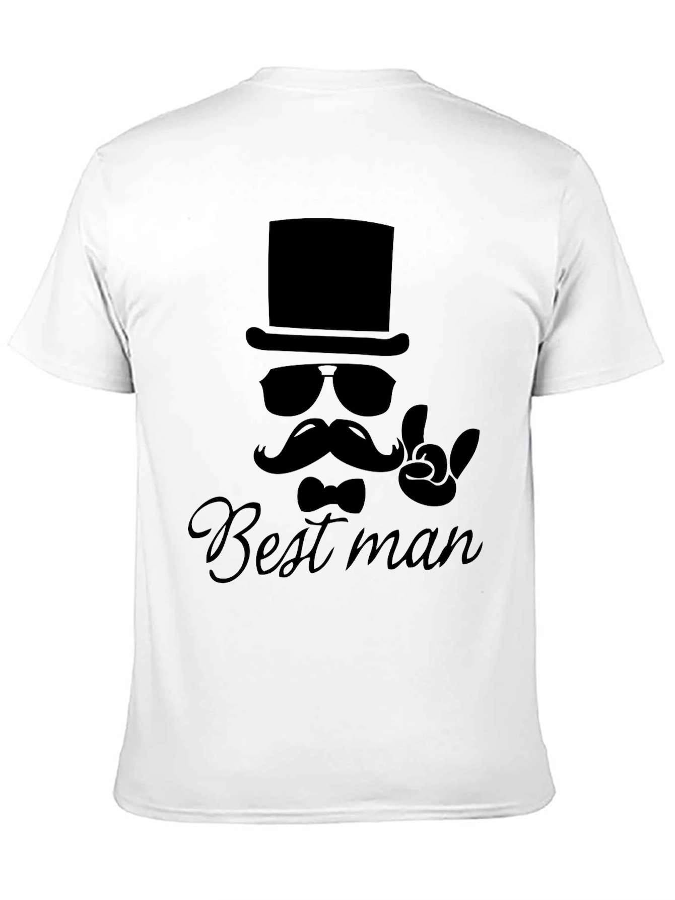 Best Man Graphic T-Shirt - Black