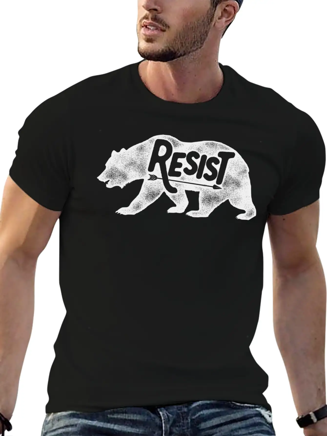 ALT US National Park Service Resist T Shirt Bear Unisex Casual T-Shirt – Clean Design For Daily Comfort