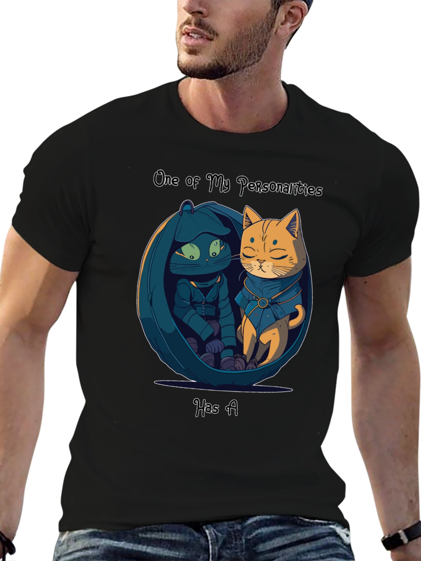 One of My Personalities Has A Cat T-Shirt