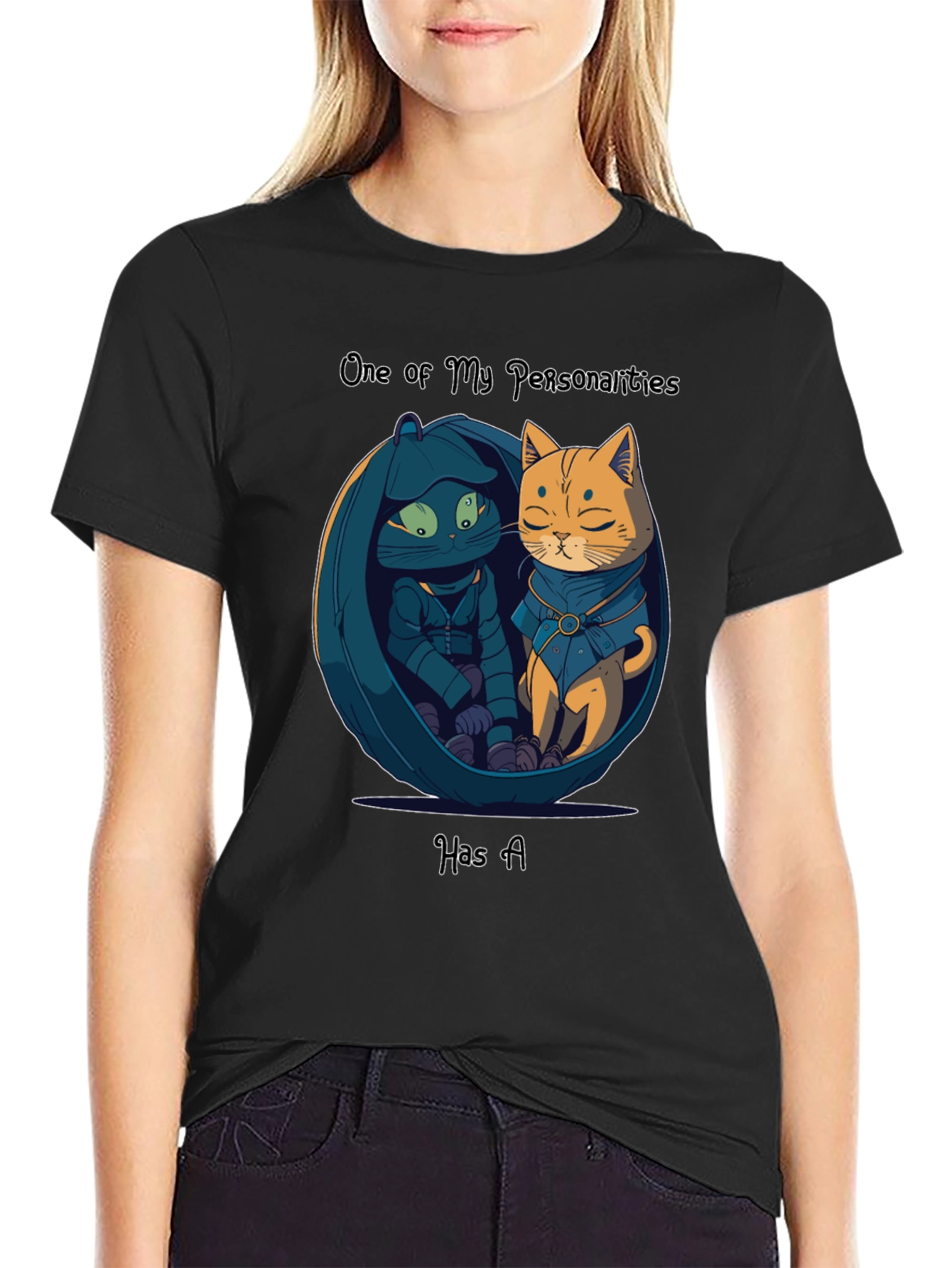One of My Personalities Has A Cat T-Shirt