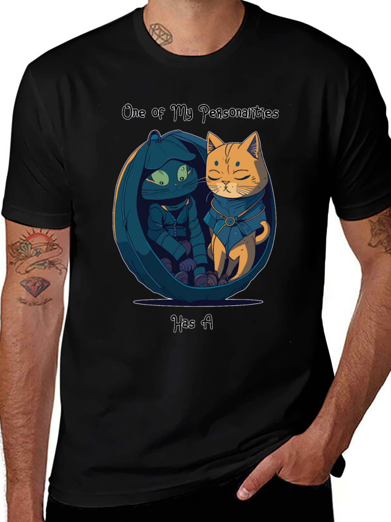 One of My Personalities Has A Cat T-Shirt