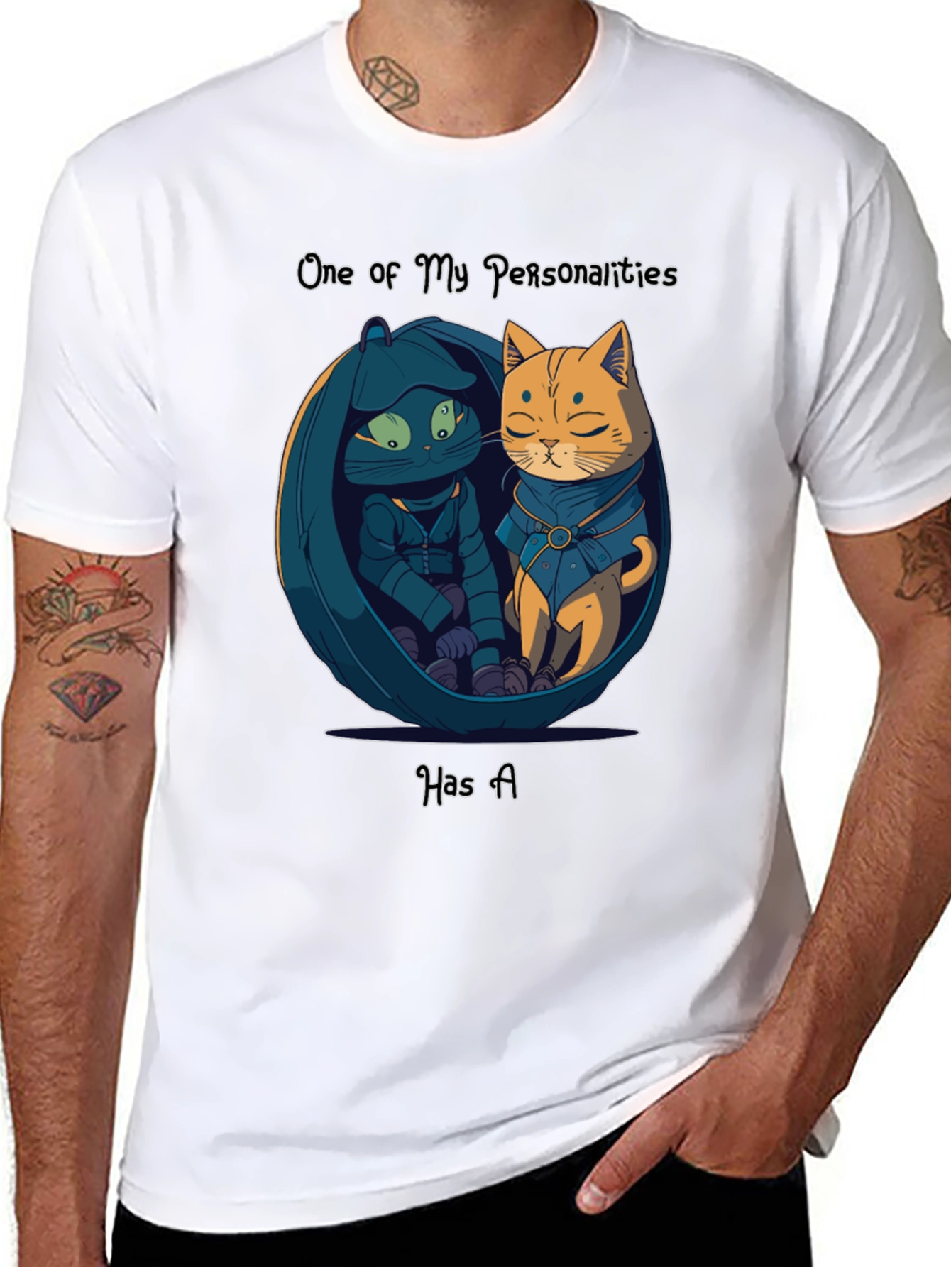 One of My Personalities Has A Cat T-Shirt