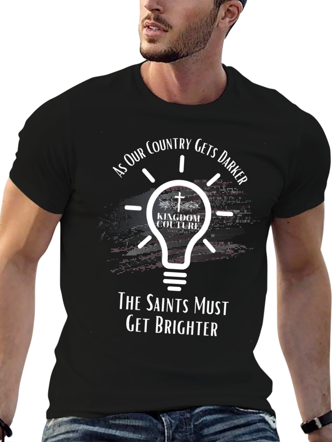 Kingdom Couture Lightbulb Christian Graphic T-Shirt