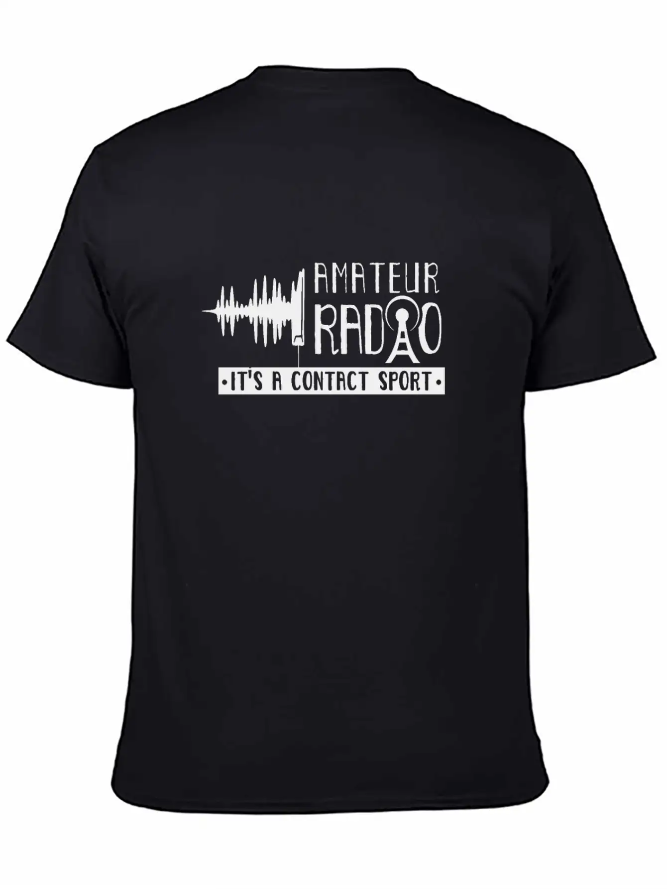 Amateur Radio It's A Contact Sport Ham Operator Unisex Casual T-Shirt – Clean Design For Daily Comfort