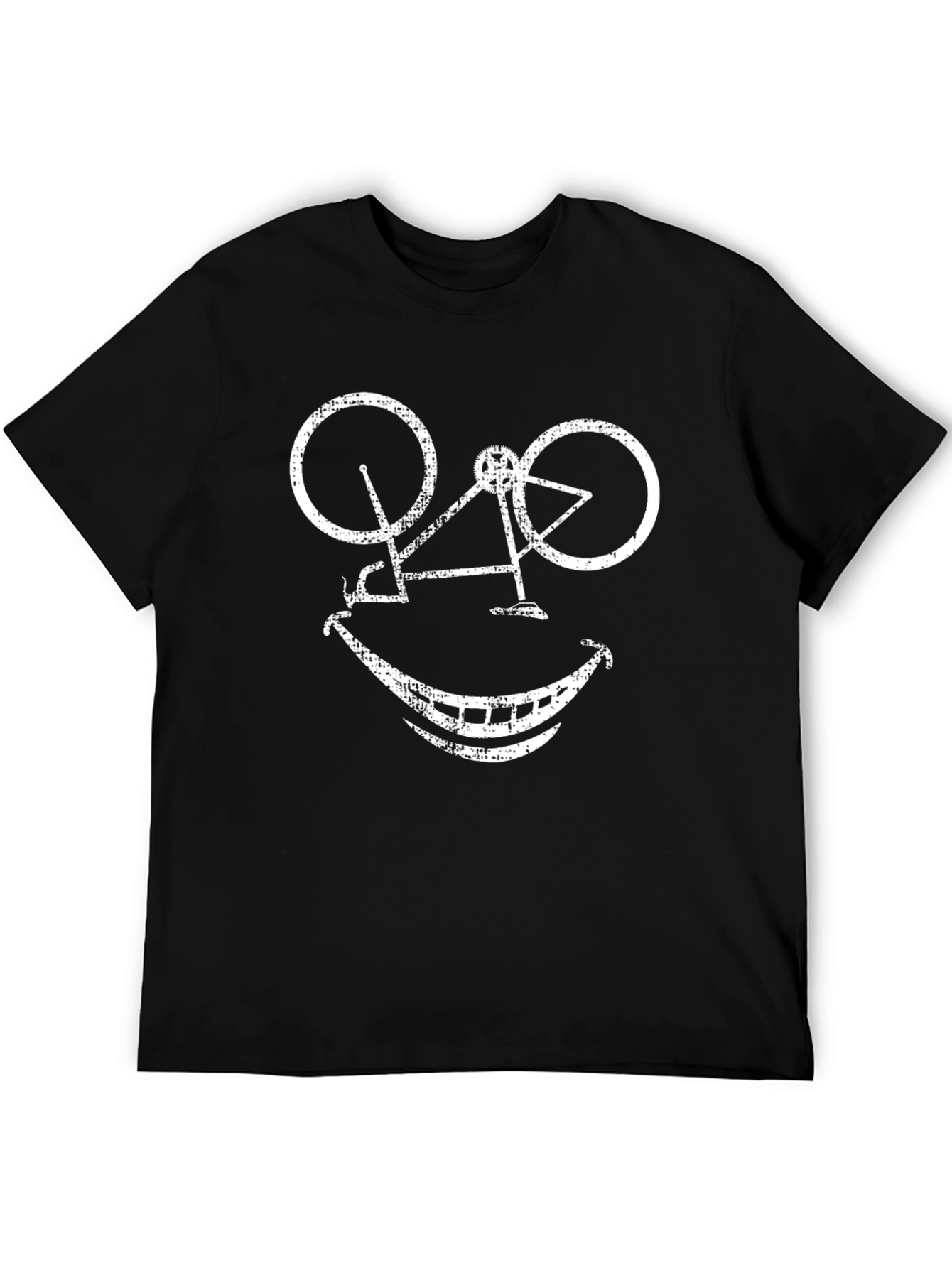 Bike Smile Graphic T-Shirt - Casual Wear