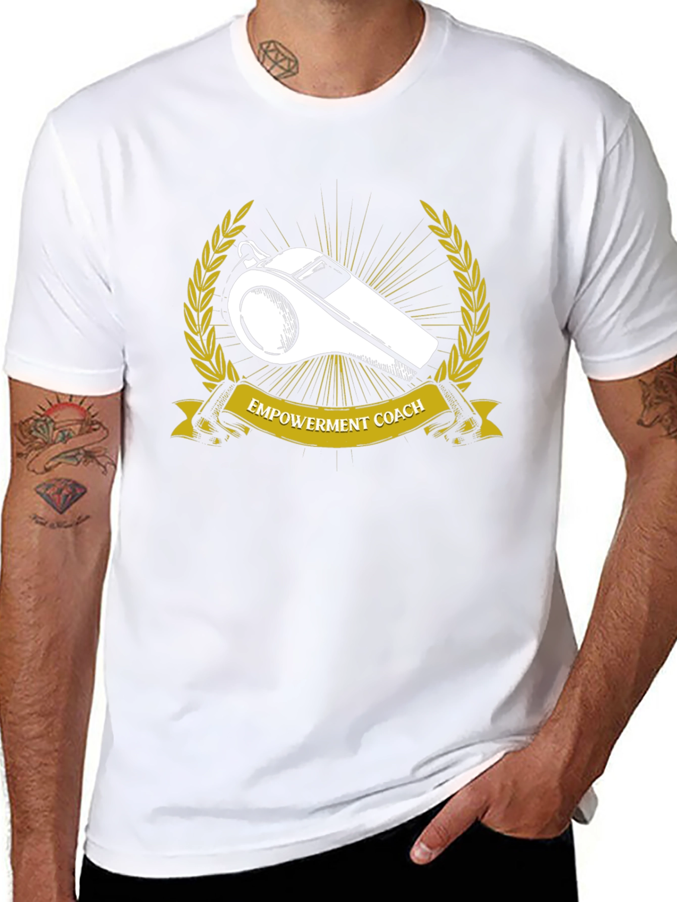 Empowerment Coach T-Shirt Whistle Design