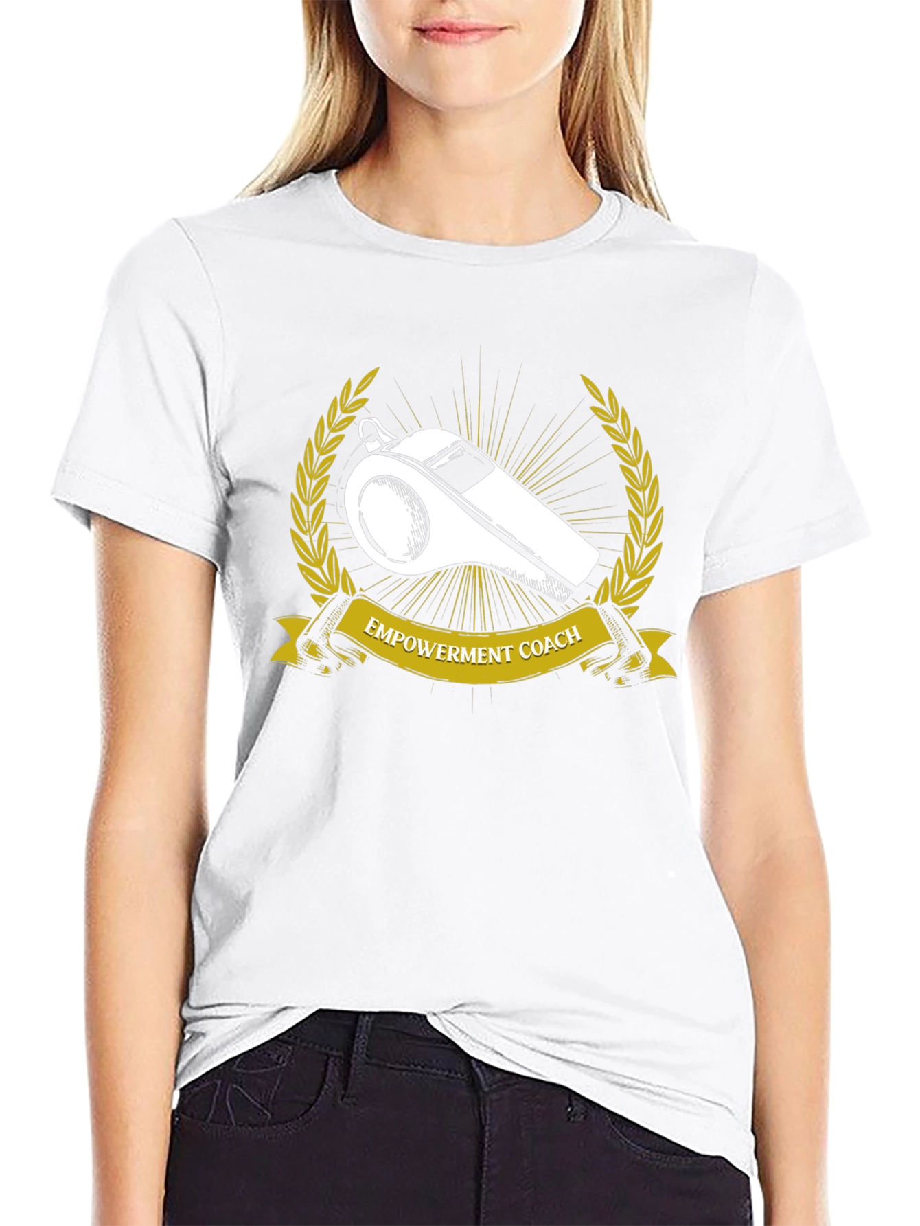 Empowerment Coach T-Shirt Whistle Design