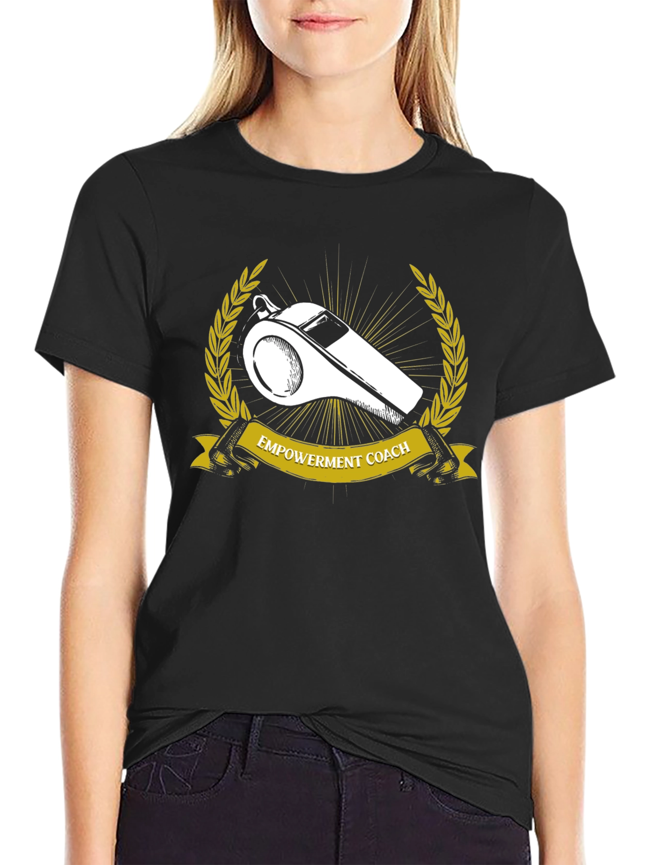 Empowerment Coach T-Shirt Whistle Design