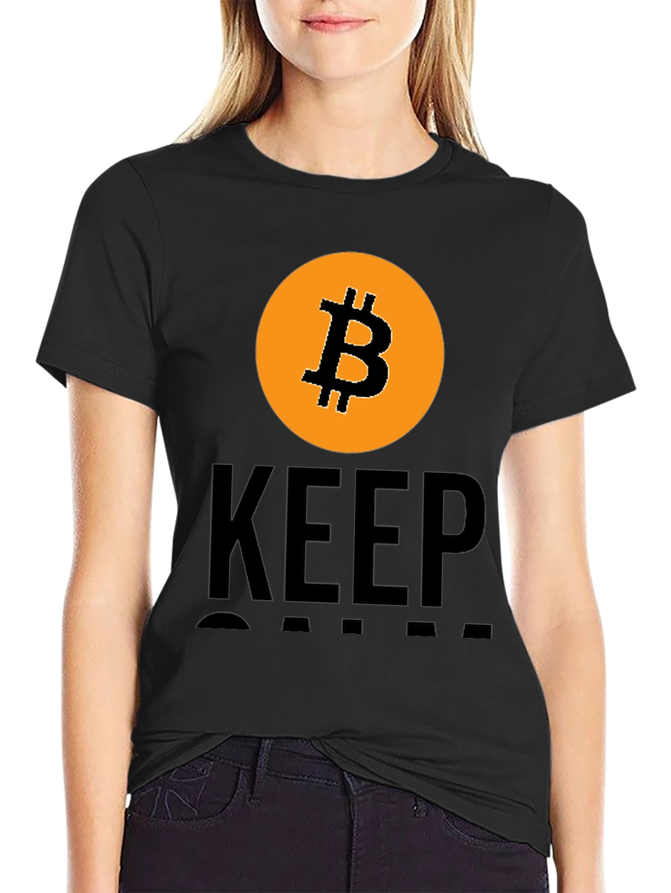 Bitcoin HODL T-Shirt - Keep Calm and HODL On!
