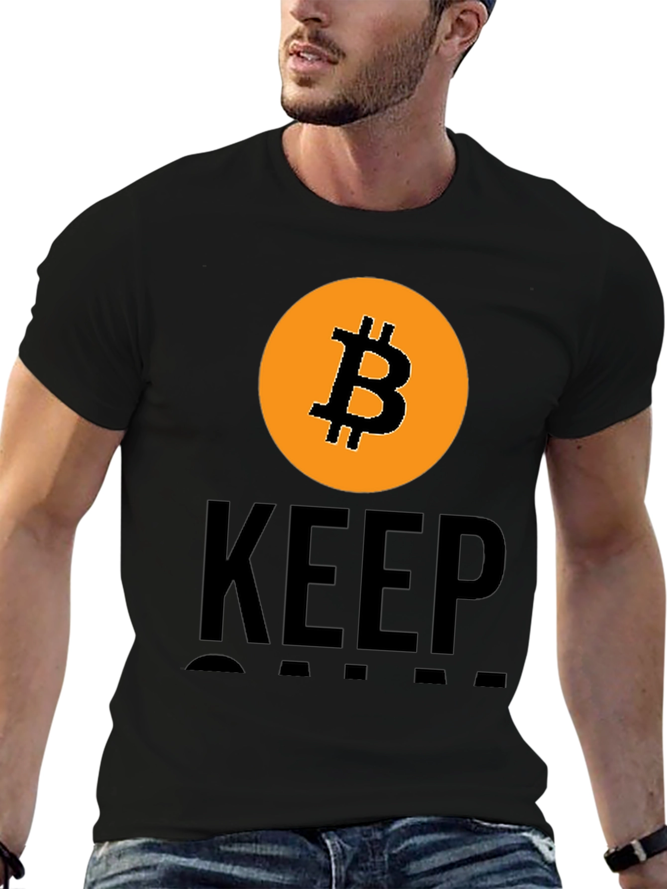 Bitcoin HODL T-Shirt - Keep Calm and HODL On!