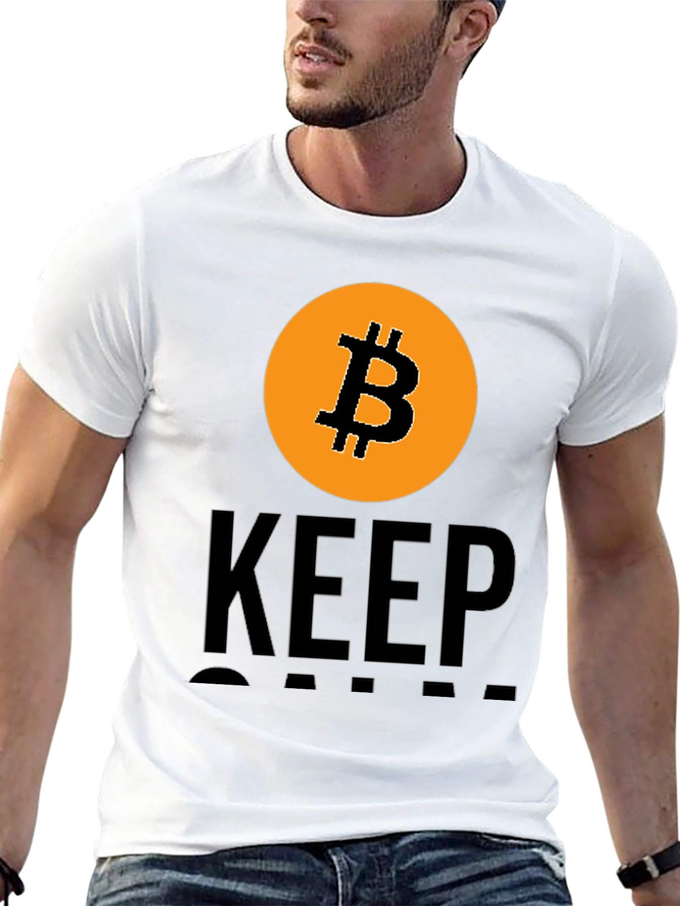 Bitcoin HODL T-Shirt - Keep Calm and HODL On!